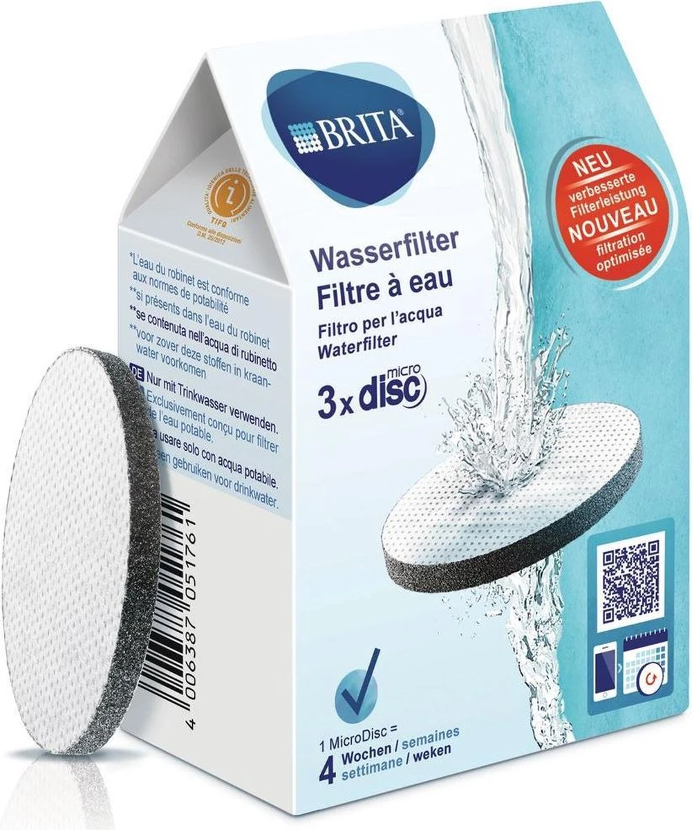 BRITA - Waterfilterpatroon MicroDisc 3-Pack 8 BRITA - Waterfilterpatroon MicroDisc 3-Pack - Afbeelding 6