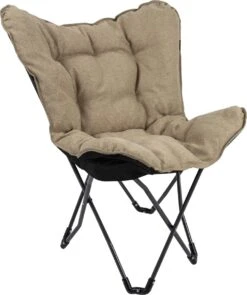 Bo-Camp - Urban Outdoor - Vlinderstoel - Grainger - M - Nika - Beige -Buiten Kamperen 1005x1200