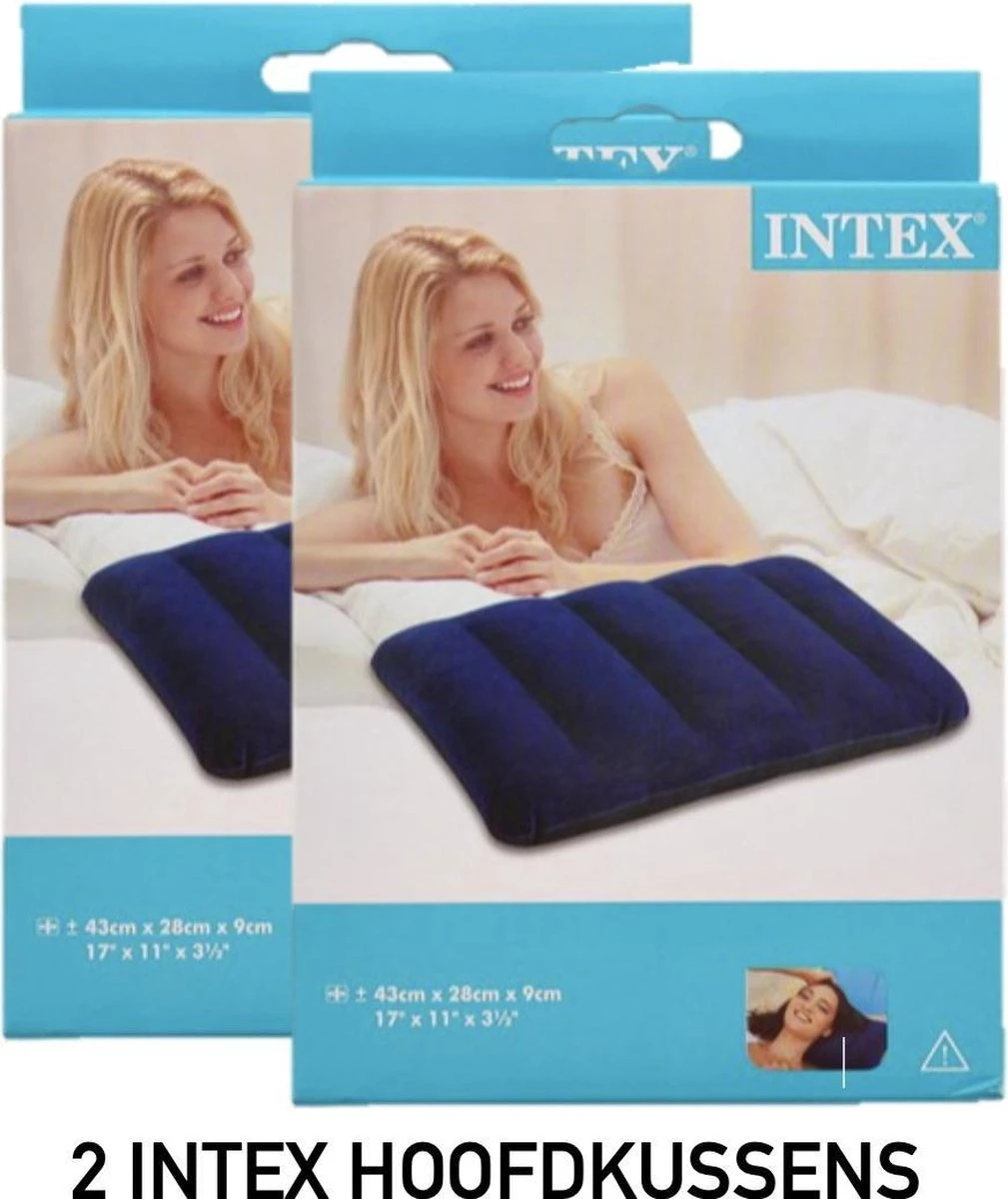 2 INTEX Opblaasbare Hoofdkussens - 43 X 28 X 9 Cm - Kampeerkussen - Reiskussen - Kussen - Festival - Festivalkussen - Opblaasbaar Kussen - Kopkussen - Reizen - Kamperen - Kamping - TWEE STUKS 5 2 INTEX Opblaasbare Hoofdkussens - 43 X 28 X 9 Cm - Kampeerkussen - Reiskussen - Kussen - Festival - Festivalkussen - Opblaasbaar Kussen - Kopkussen - Reizen - Kamperen - Kamping - TWEE STUKS - Afbeelding 3