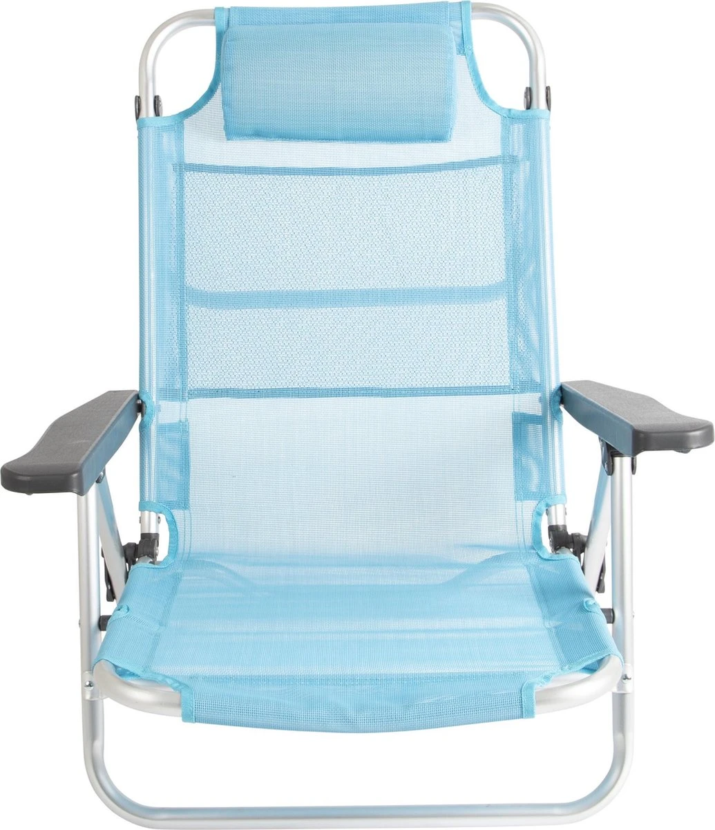 Bo-Camp Beach Chair - Monaco - Aluminium - Blauw 9 Bo-Camp Beach Chair - Monaco - Aluminium - Blauw - Afbeelding 7