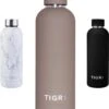 TIGR The Minimalist - Drinkfles - Thermosfles - RVS - 500ml - Taupe -Buiten Kamperen 1047x1200 3