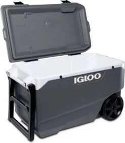 Igloo Latitude 90 Roller - Grote Koelbox Op Wielen - 85 Liter - Grijs -Buiten Kamperen 1051x1200 2