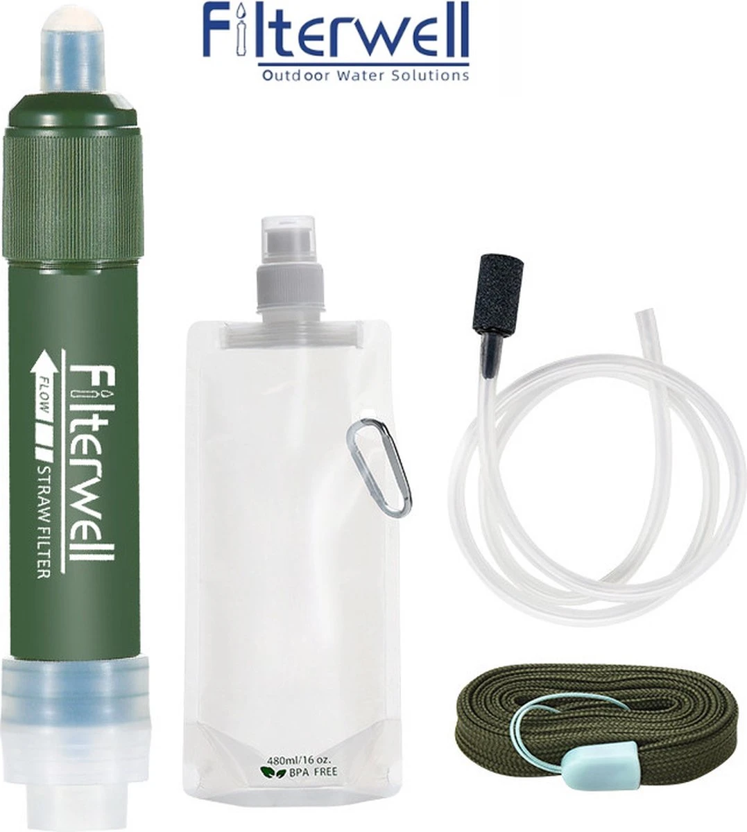 Merkloos Fllterwell Waterfilter - Survival - Zuiver & Schoon Drinkwater - Lichtgewicht - Water Filter - Outdoor - Hiking & Wandelen 3 Merkloos Fllterwell Waterfilter - Survival - Zuiver & Schoon Drinkwater - Lichtgewicht - Water Filter - Outdoor - Hiking & Wandelen