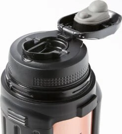 Lock&Lock Thermoskan - Isoleerkan - Thee En Koffie - Lekvrij - 1,5 Liter - RVS - Inklapbaar Handvat - Koper Roze -Buiten Kamperen 1088x1200 1