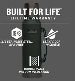 Stanley The Legendary Classic Bottle 1,00L - Thermosfles - Matte Black 32 Stanley The Legendary Classic Bottle 1,00L - Thermosfles - Matte Black -Buiten Kamperen 1113x1200 5