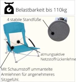 JEMIDI Lichtgewicht Inklapbare Draagbare Strandstoel - Opvouwbare Campingstoel Met Draagtas - Ademend En Comfortabel -Buiten Kamperen 1116x1200