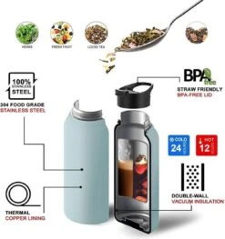 Thermo Master - Thermosfles & Drinkfles - Waterfles - 0,5 Liter - Midnight Black - 3 Doppen 11 Thermo Master - Thermosfles & Drinkfles - Waterfles - 0,5 Liter - Midnight Black - 3 Doppen -Buiten Kamperen 1125x1200 4