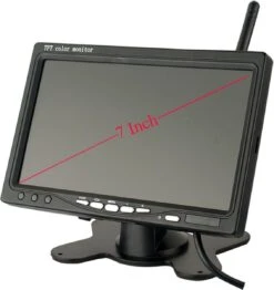 BrandWay Draadloze Auto Achteruitrijcamera Set Met Nachtzicht En 7 Inch Scherm - Achteruitrij Camera Draadloos Voor Auto / Camper / Caravan / Vrachtwagen / Landbouw -Buiten Kamperen 1131x1200 3