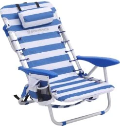 Naqsh Store Strandstoel Met Hoofdkussen, Aluminium, Draagbare Vouwstoel, Campingstoel, Opvouwbaar En Verstelbaar, Zoals Een Rugzak Draagbaar, Buitenstoel, Blauw En Wit Gestreept GCB62BU 16 Naqsh Store Strandstoel Met Hoofdkussen, Aluminium, Draagbare Vouwstoel, Campingstoel, Opvouwbaar En Verstelbaar, Zoals Een Rugzak Draagbaar, Buitenstoel, Blauw En Wit Gestreept GCB62BU -Buiten Kamperen 1148x1200