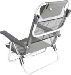 Bo-Camp Beach Chair - Monaco - Aluminium - Grijs -Buiten Kamperen 1149x1200 1