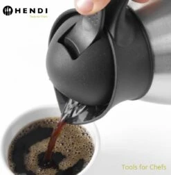 Hendi Thermoskan 2 Liter - Isoleerkan Met Drukknop - Zwart - Ø14,5x(H)26cm -Buiten Kamperen 1174x1200 3