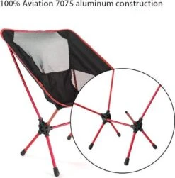 Lopoleis® Campingstoel – Campingstoel Opvouwbaar – Visstoel – Vouwstoel – Strandstoel – Inklapbaar – Lichtgewicht – Outdoor Stoel -Buiten Kamperen 1181x1200