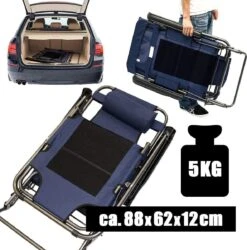 Ligstoel 155x60cm - Opvouwbaar Campingstoel Ligbed Strandstoel Tuinstoel Vouwligstoel Blauw 23 Ligstoel 155x60cm - Opvouwbaar Campingstoel Ligbed Strandstoel Tuinstoel Vouwligstoel Blauw -Buiten Kamperen 1184x1200 3