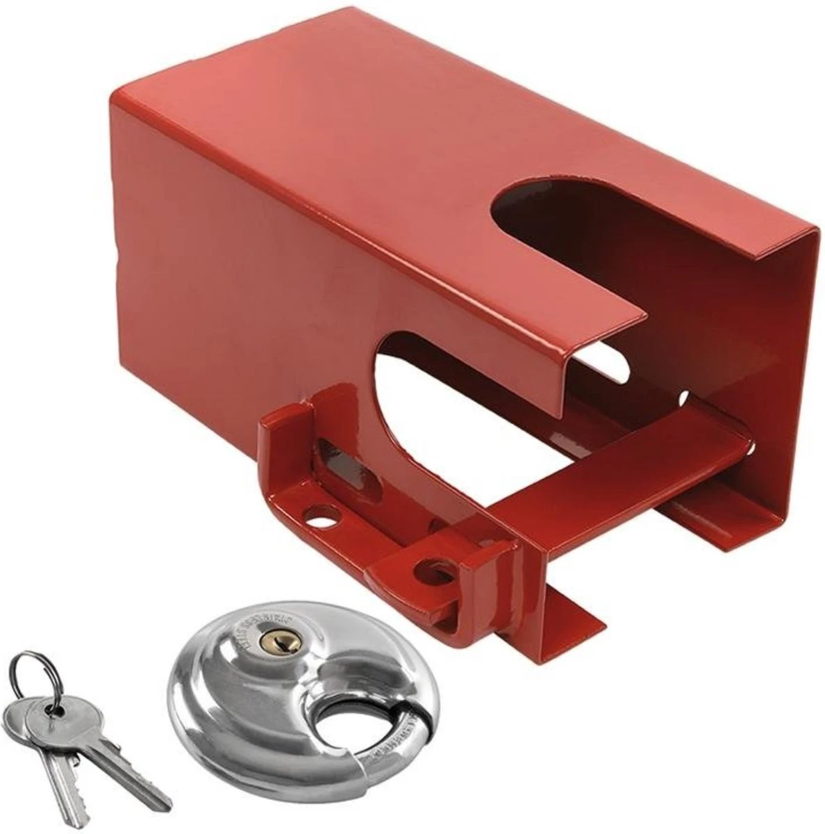 PROPLUS Pro Plus Koppelingsslot Met Discusslot PM - Rood 3 PROPLUS Pro Plus Koppelingsslot Met Discusslot PM - Rood