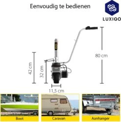 Luxiqo® Elektrisch Neuswiel – Gemotoriseerd Neuswiel – Caravan Mover – Neuswiel Mover – Caravan Neuswiel – Trailer Verplaatser – Elektrische Aanhanger – 350 W – Tot 2270 KG 12 Luxiqo® Elektrisch Neuswiel – Gemotoriseerd Neuswiel – Caravan Mover – Neuswiel Mover – Caravan Neuswiel – Trailer Verplaatser – Elektrische Aanhanger – 350 W – Tot 2270 KG -Buiten Kamperen 1189x1200 4