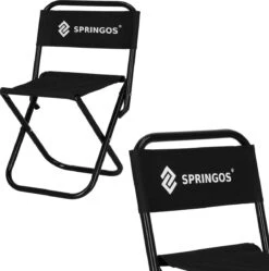 Springos Campingstoel | Kampeerstoel | Vouwstoel | Klapstoel | Zwart 22 Springos Campingstoel | Kampeerstoel | Vouwstoel | Klapstoel | Zwart -Buiten Kamperen 1192x1200