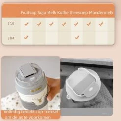 Floraweg Cup - Drinkbeker To GO- Lekvrij Dubbelwandig ,RVS 316, Thermosbeker Koffiebeker- Koffie En Thee - 400ml Zwart -Buiten Kamperen 1193x1200 3