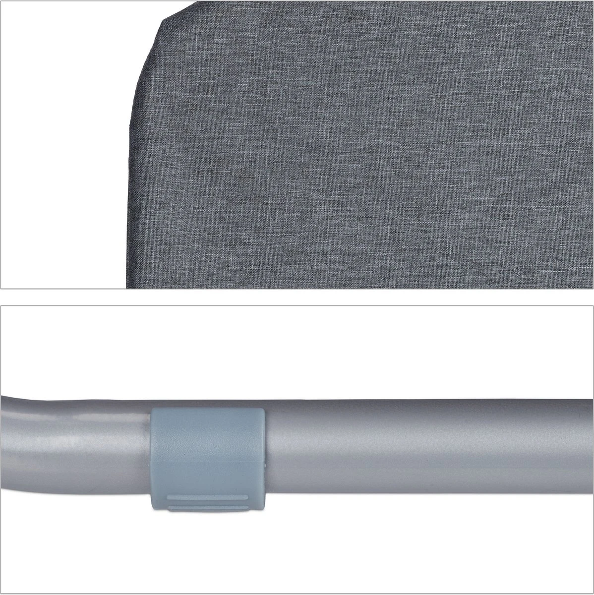 Relaxdays Strandstoel Opvouwbaar - Set Van 2 - Lage Campingstoel - Kampeerstoel Leuning - Grijs 8 Relaxdays Strandstoel Opvouwbaar - Set Van 2 - Lage Campingstoel - Kampeerstoel Leuning - Grijs - Afbeelding 6