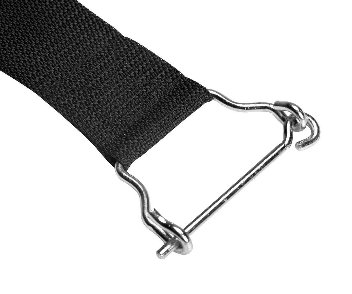 Bo-Camp - Stormband - Universeel - Clips - 2 Stuks - 3.5 Meter - Zwart 4 Bo-Camp - Stormband - Universeel - Clips - 2 Stuks - 3.5 Meter - Zwart - Afbeelding 2