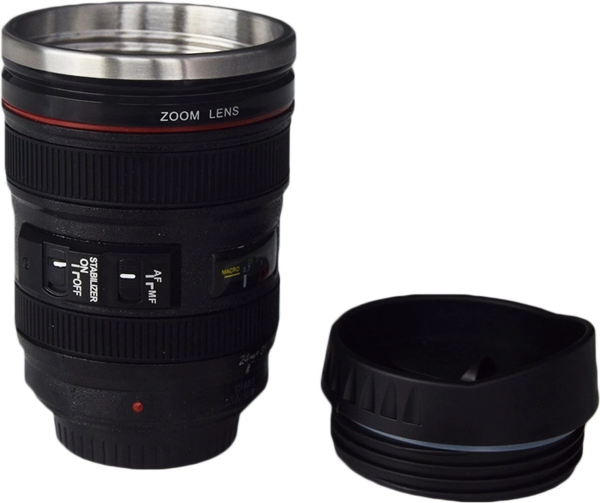 Out Of The Blue Camera Lens Mok 13,5x8cm Thermosbeker 3 Out Of The Blue Camera Lens Mok 13,5x8cm Thermosbeker