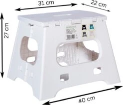 Splendole Opstapje Inklapbaar Caravanopstapje - Opvouwbaar - 120 Kg - 27 Cm Krukje Wit -Buiten Kamperen 1200x1025 1