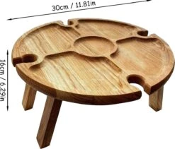 Merkloos Opvouwbare Draagbare Picknicktafel, Outdoor Opvouwbare Lichtgewicht Kampeertafel 30,5 Cm Kleine Houten Wijnpicknicktafel Voor Feest, Strand, Tuin, Camping, Barbecue, Reizen 9 Merkloos Opvouwbare Draagbare Picknicktafel, Outdoor Opvouwbare Lichtgewicht Kampeertafel 30,5 Cm Kleine Houten Wijnpicknicktafel Voor Feest, Strand, Tuin, Camping, Barbecue, Reizen -Buiten Kamperen 1200x1027