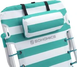 Strandstoel Met Afneembare Hoofdsteun, Draagbare Klapstoel, Campingstoel, Rugleuning Tot 180° Verstelbaar, Met Bekerhouder En Zijvak, Groene En Witte Strepen GCB62JW 16 Strandstoel Met Afneembare Hoofdsteun, Draagbare Klapstoel, Campingstoel, Rugleuning Tot 180° Verstelbaar, Met Bekerhouder En Zijvak, Groene En Witte Strepen GCB62JW -Buiten Kamperen 1200x1038