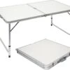 Aluminium Kampeertafel 120x60cm - Campingtafel Inklapbaar - 3-voudig Verstelbare Vouwtafel Grijs 2 Aluminium Kampeertafel 120x60cm - Campingtafel Inklapbaar - 3-voudig Verstelbare Vouwtafel Grijs -Buiten Kamperen 1200x1045
