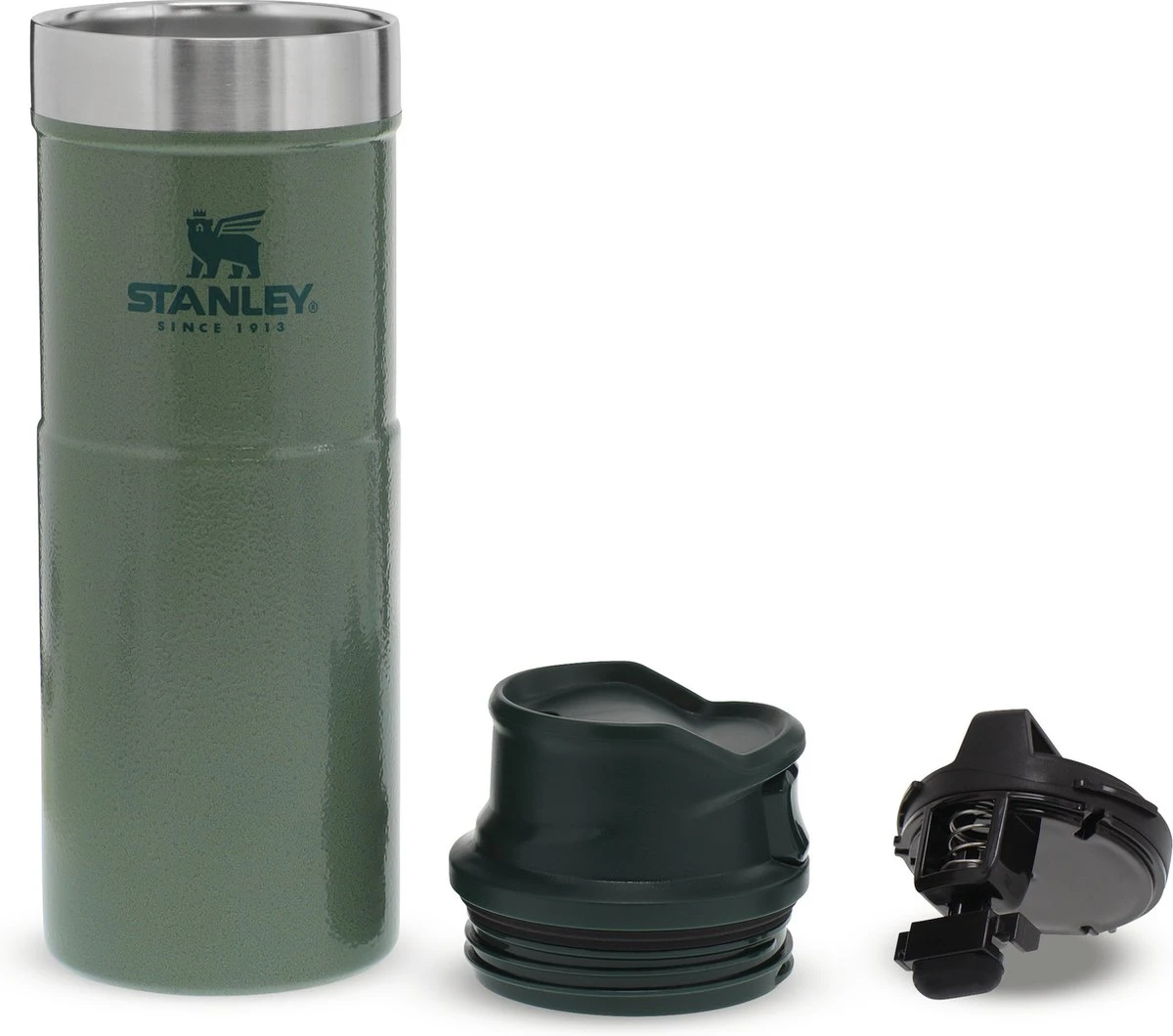 Stanley Trigger-Action Travel Mug 0.47L - Thermosfles - Hammertone Green 8 Stanley Trigger-Action Travel Mug 0.47L - Thermosfles - Hammertone Green - Afbeelding 6