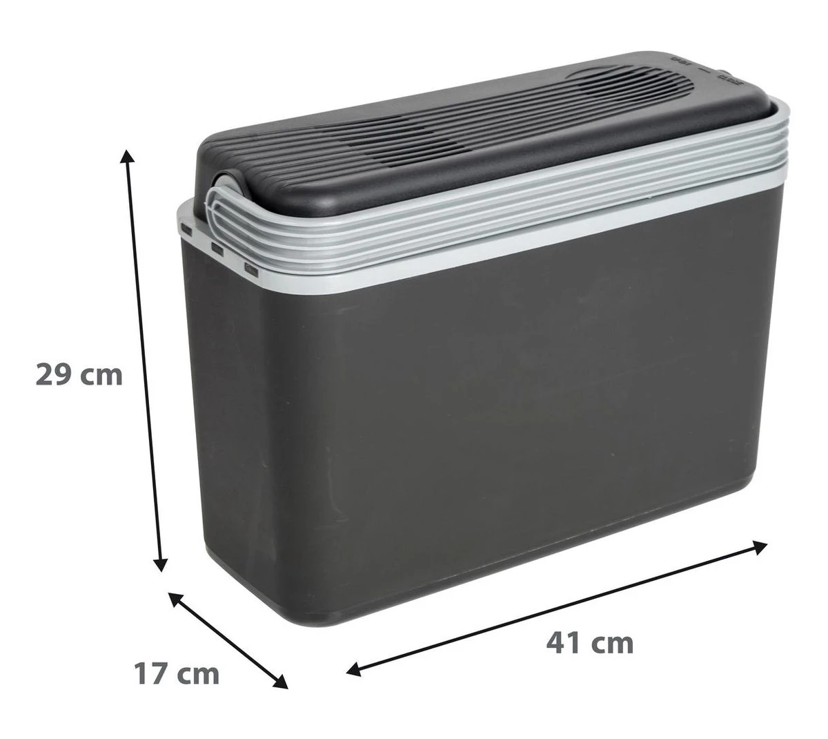 Bo-Camp Elektrische Autokoelbox Arctic - 12 Volt - 12 Liter - Zwart/Grijs 9 Bo-Camp Elektrische Autokoelbox Arctic - 12 Volt - 12 Liter - Zwart/Grijs - Afbeelding 7