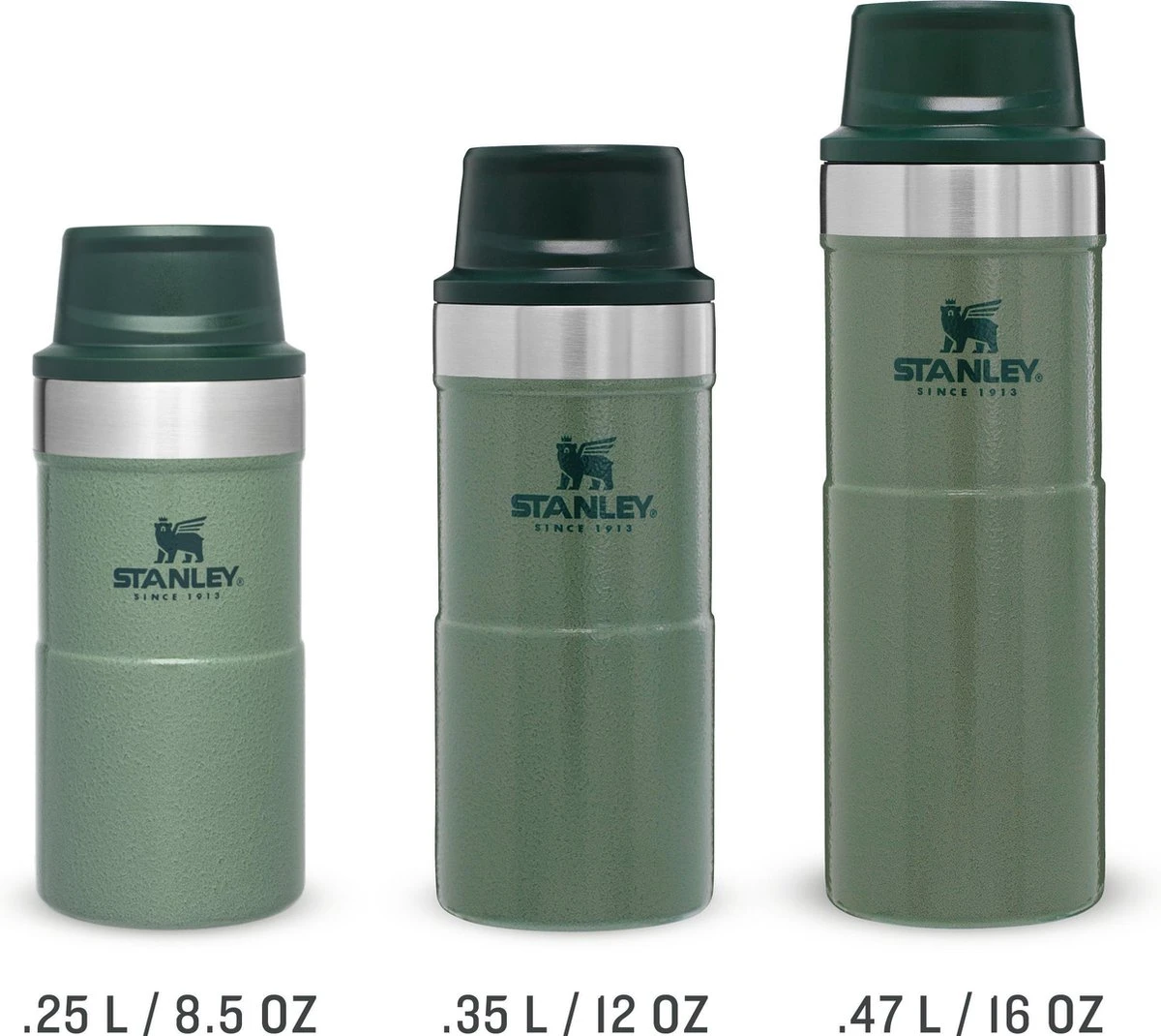 Stanley The Trigger-Action Travel Mug 0,25L - Thermosfles - Hammertone Green 7 Stanley The Trigger-Action Travel Mug 0,25L - Thermosfles - Hammertone Green - Afbeelding 5