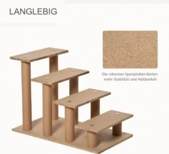 PawHut Huisdierentrap Hondentrap Met 4 Treden Kattentrap Met Afneembare Pluchen Hoes D06-091 18 PawHut Huisdierentrap Hondentrap Met 4 Treden Kattentrap Met Afneembare Pluchen Hoes D06-091 -Buiten Kamperen 1200x1094 6