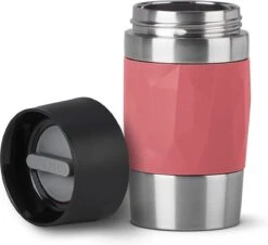 Tefal Compact Travel Mug Compact Thermosfles - 0,3 L - Koraal -Buiten Kamperen 1200x1099 3