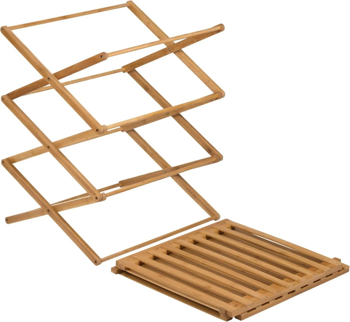 Bo-Camp - Urban Outdoor Collection - Legkast - Fitzroy - L - Bamboe 4 Bo-Camp - Urban Outdoor Collection - Legkast - Fitzroy - L - Bamboe - Afbeelding 2