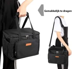 Lunchtas - Koeltas Voor Dames En Heren - Cool Bag - 4 Laags Geïsoleerde Koeltas - Kleine Cooler - Lunch Box - Lunchtas 15 Liter- Zwart 15 Lunchtas - Koeltas Voor Dames En Heren - Cool Bag - 4 Laags Geïsoleerde Koeltas - Kleine Cooler - Lunch Box - Lunchtas 15 Liter- Zwart -Buiten Kamperen 1200x1107 2