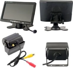 Strex Achteruitrijcamera Set Bedraad - 7" Scherm - 18LED Nachtzicht 15m - IP67 Waterdicht - Achteruitrij Camera -Buiten Kamperen 1200x1119 3