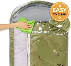 COVACURE 1.5/0.8kg Slaapzak, 3 Seizoenen Ultra Warm & Lichtgewicht Slaapzak Voor Volwassenen, Envelop Compacte Outdoor Slaapzakken Met Draagbare Compressie Tas Voor Camping, Rugzakken, Wandelen... -Buiten Kamperen 1200x1120 3