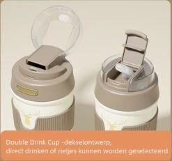 Floraweg Cup - Drinkbeker To GO- Lekvrij Dubbelwandig ,RVS 316, Thermosbeker Koffiebeker- Koffie En Thee - 400ml Zwart -Buiten Kamperen 1200x1121 4