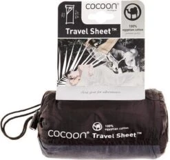 Cocoon TravelSheet - Lakenzak - Egyptisch Katoen - Khaki -Buiten Kamperen 1200x1126