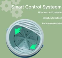 Tauraro Mini Wasmachine Groen - Mini Wasmachine - Kleine Wasmachine - Wasmachine Klein - Handwasmachine - Draagbare Wasmachine - Kampeer Wasmachine - Mini Wasmachine Camping - 17.5 X 17.5 X 23.5 Cm -Buiten Kamperen 1200x1139 1