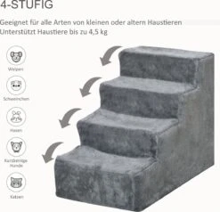 PawHut Huisdierentrap Hondentrap Met 4 Treden Kattentrap Met Afneembare Pluchen Hoes D06-091 16 PawHut Huisdierentrap Hondentrap Met 4 Treden Kattentrap Met Afneembare Pluchen Hoes D06-091 -Buiten Kamperen 1200x1154 1