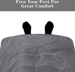 Meisterhome® Mummy Slaapzak - Kamperen - Antraciet - Ca. 220 X 75 Cm - Incl. Draagtas 11 Meisterhome® Mummy Slaapzak - Kamperen - Antraciet - Ca. 220 X 75 Cm - Incl. Draagtas -Buiten Kamperen 1200x1157