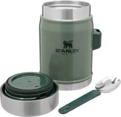 Stanley The Legendary Food Jar + Spork 0,4L - Thermosfles - Hammertone Green -Buiten Kamperen 1200x1160 2