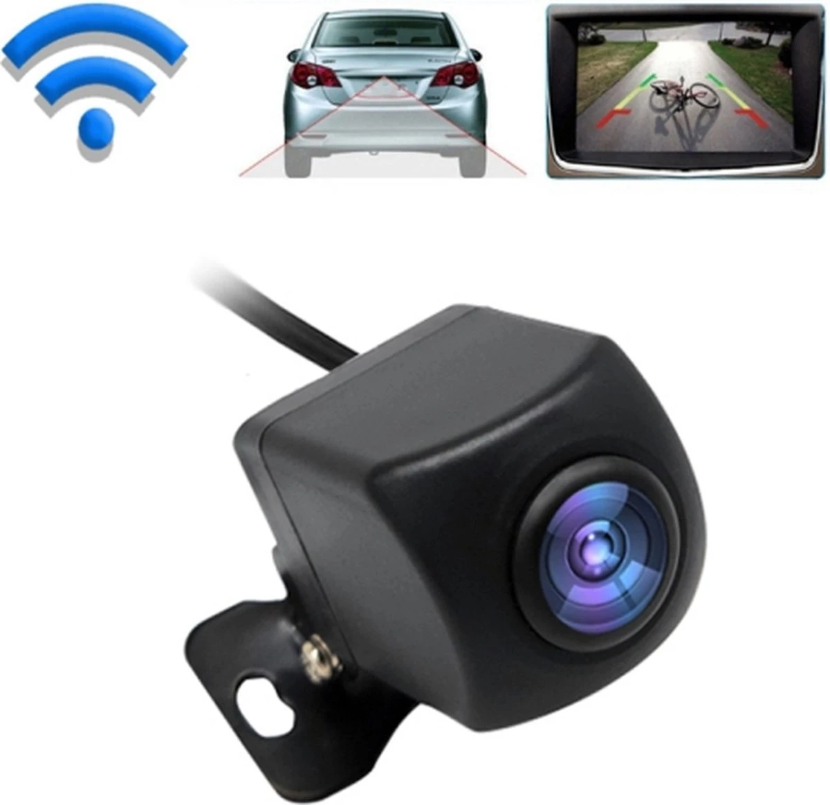 Merkloos Auto WiFi Draadloze Achteruitrijcamera Back-up Achteruitrijcamera Groothoek Blind Spot Camera 5 Merkloos Auto WiFi Draadloze Achteruitrijcamera Back-up Achteruitrijcamera Groothoek Blind Spot Camera - Afbeelding 3