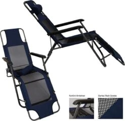 Ligstoel 180x60cm - Opvouwbaar Campingstoel Ligbed Strandstoel Tuinstoel Vouwligstoel Blauw 24 Ligstoel 180x60cm - Opvouwbaar Campingstoel Ligbed Strandstoel Tuinstoel Vouwligstoel Blauw -Buiten Kamperen 1200x1168 1