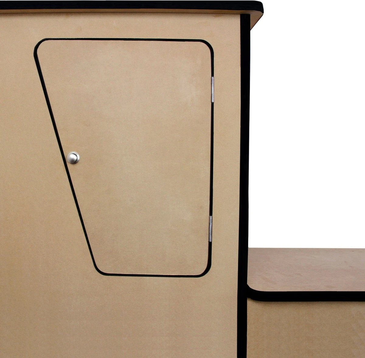 Camper Keuken MDF - Linkerkant EU - Inclusief Kledingstang + Wijnrek - Onbewerkt - Inbouw Kasten Inrichting Kampeerauto Caravan 6 Camper Keuken MDF - Linkerkant EU - Inclusief Kledingstang + Wijnrek - Onbewerkt - Inbouw Kasten Inrichting Kampeerauto Caravan - Afbeelding 4