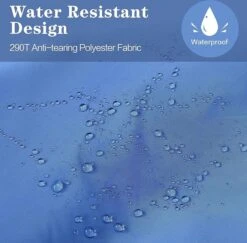 HikeMeister ® Mummy Slaapzak Kamperen Blauw Ca. 220 X 75 Cm Met Draagtas -Buiten Kamperen 1200x1180 2