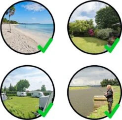 In Round Strandstoel Met Opbergtas – Opvouwbaar / Inklapbaar – Blauw – Campingstoel – Vouwstoel – Visstoel – Strand Stoel / Stoelen – Lichtgewicht Kampeerstoel – Beach Chair – Voor Volwassenen – Outdoor – Camping -Buiten Kamperen 1200x1181