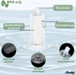 Waterfilter Survival Steddy Pro - Zuiver Gratis Drinkwater - Waterfles Waterzuivering - Waterfilter Kraan - Outdoor - FILTER 4000 LITER! -Buiten Kamperen 1200x1184 9