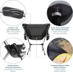 Smartpeas Campingstoel Van Stevig 600D Polyester En Aluminium - Lichtgewicht En Opvouwbaar - Camping Gadget Inclusief Zijzakken +Plus: Strandmat & Draagtas 10 Smartpeas Campingstoel Van Stevig 600D Polyester En Aluminium - Lichtgewicht En Opvouwbaar - Camping Gadget Inclusief Zijzakken +Plus: Strandmat & Draagtas -Buiten Kamperen 1200x1186 3
